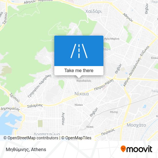 Μηθύμνης map