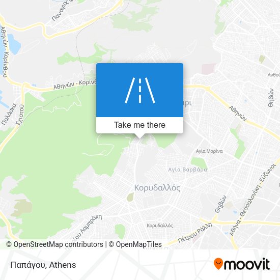 Παπάγου map