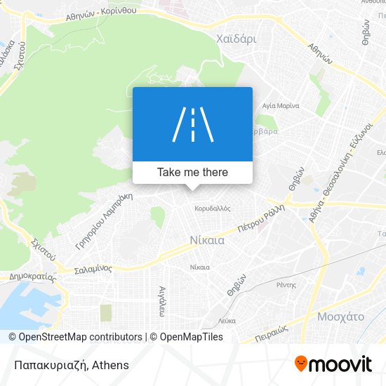 Παπακυριαζή map