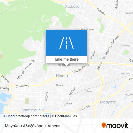 Μεγάλου Αλεξάνδρου map
