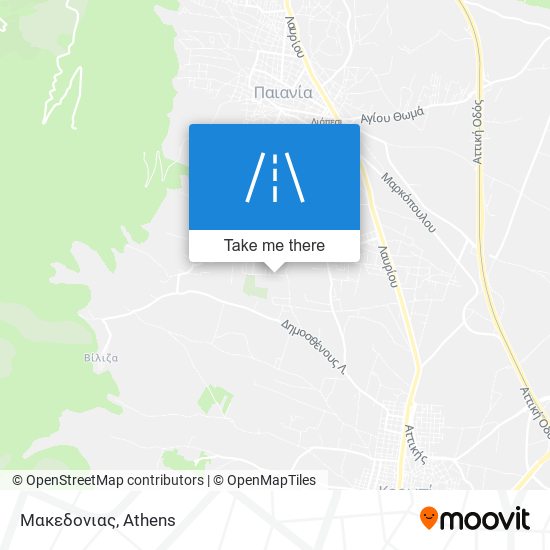 Μακεδονιας map