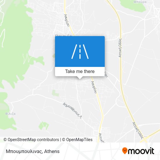 Μπουμπουλινας map