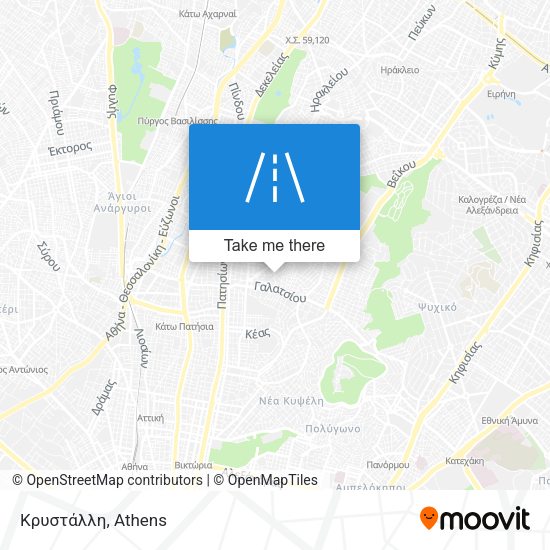 Κρυστάλλη map