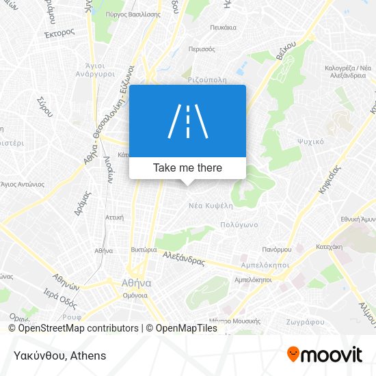 Υακύνθου map