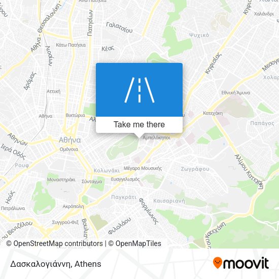Δασκαλογιάννη map
