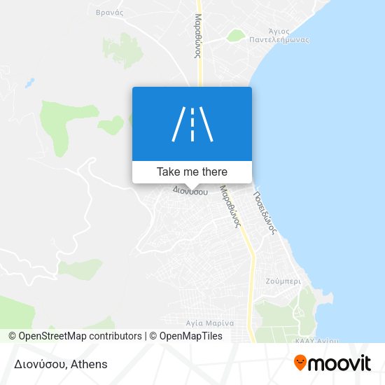 Διονύσου map