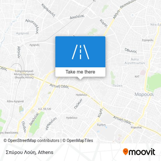 Σπύρου Λούη map