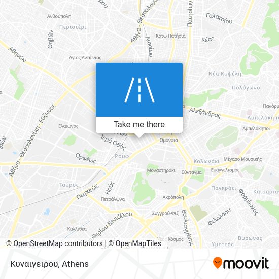 Κυναιγειρου map