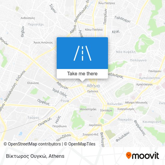 Βίκτωρος Ουγκώ map