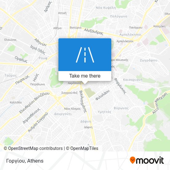 Γοργίου map