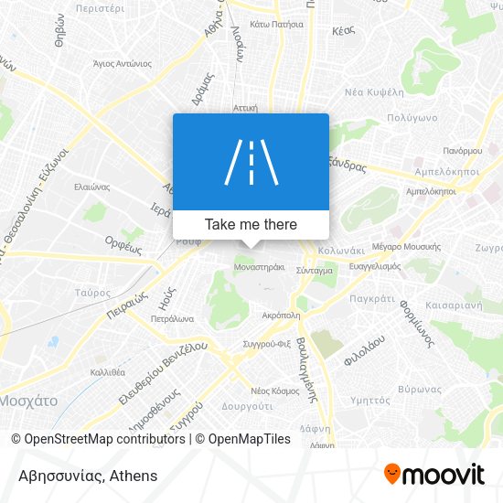 Αβησσυνίας map