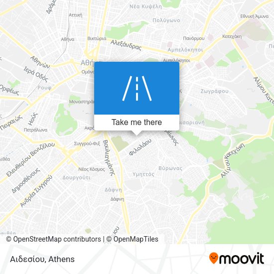 Αιδεσίου map