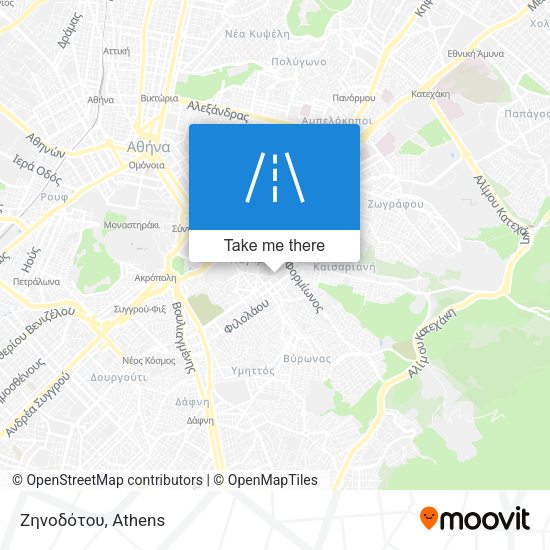 Ζηνοδότου map