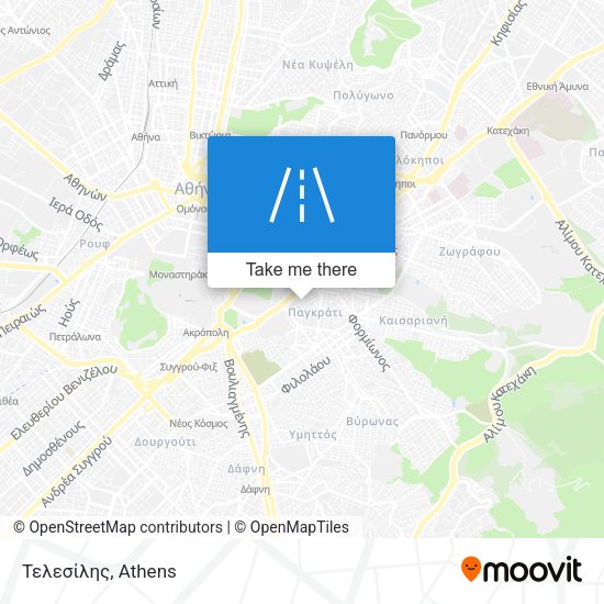 Τελεσίλης map