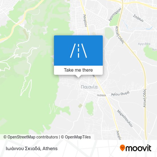 Ιωάννου Σκιαδά map