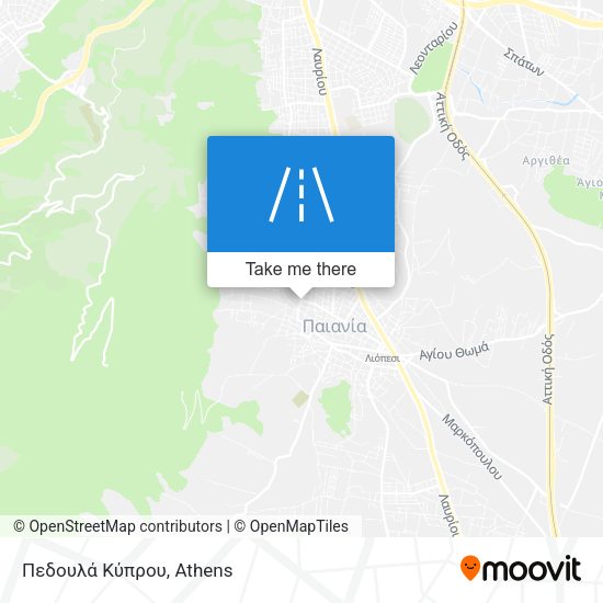 Πεδουλά Κύπρου map