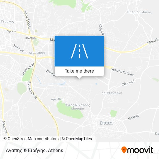 Αγάπης & Ειρήνης map