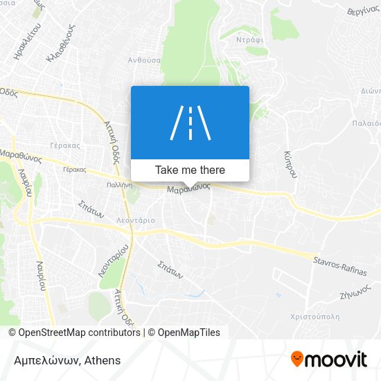 Αμπελώνων map