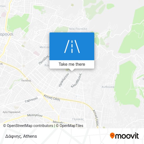 Δάφνης map