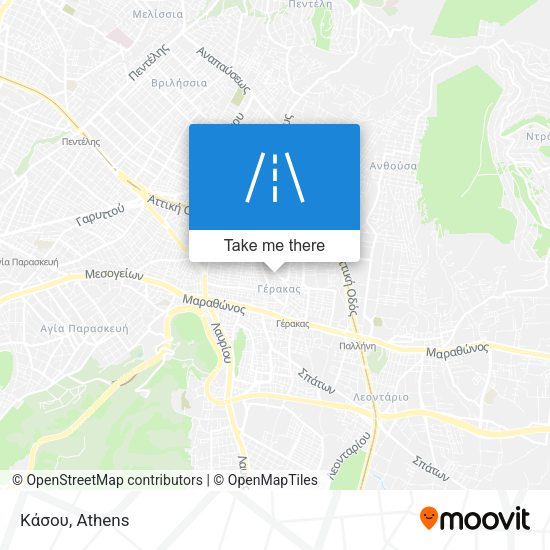 Κάσου map