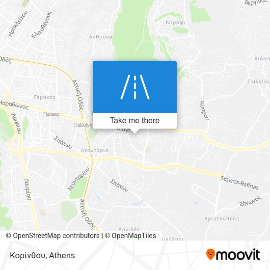 Κορίνθου map