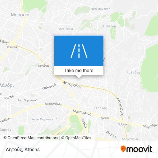 Λητούς map