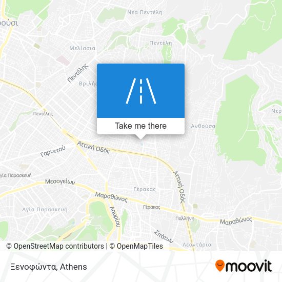 Ξενοφώντα map