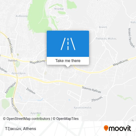 Τζακιών map