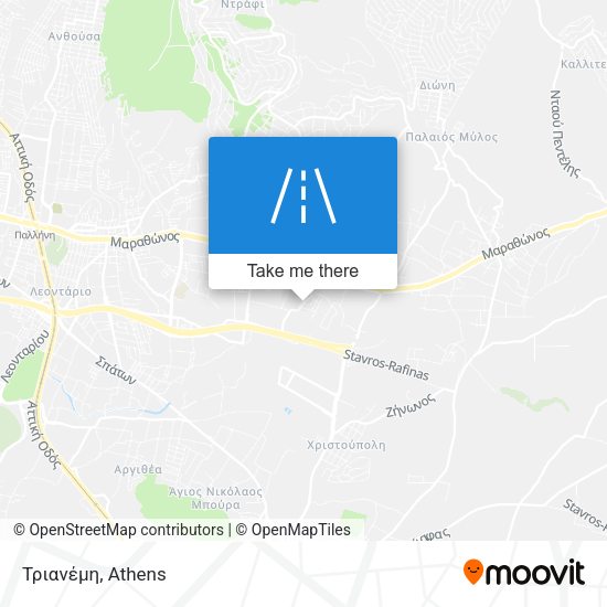 Τριανέμη map