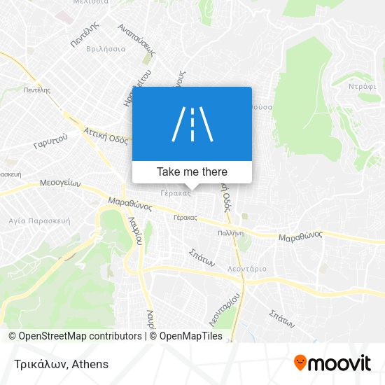 Τρικάλων map