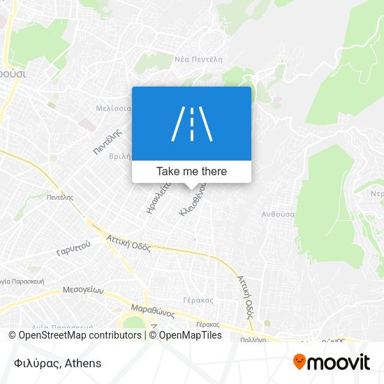 Φιλύρας map