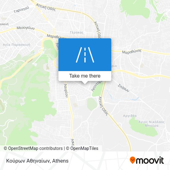 Κούρων Αθηναίων map