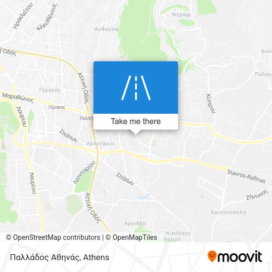 Παλλάδος Αθηνάς map