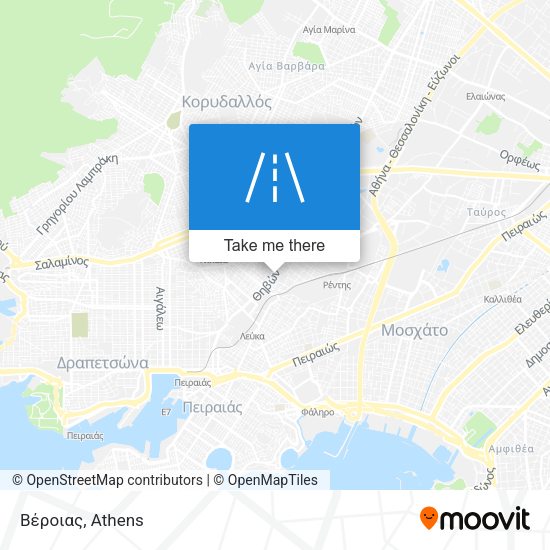 Βέροιας map