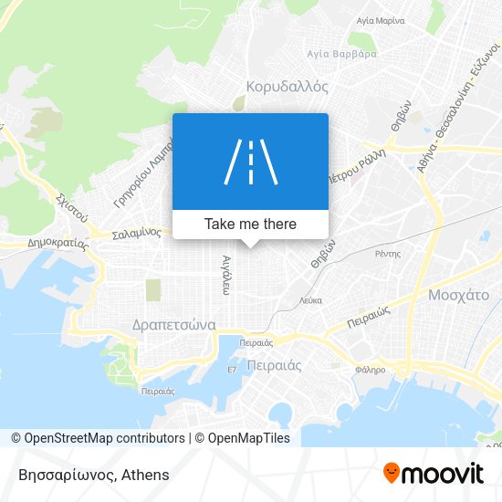Βησσαρίωνος map