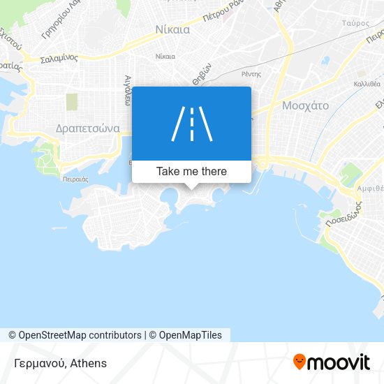 Γερμανού map