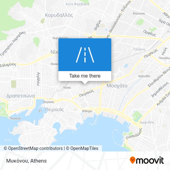 Μυκόνου map