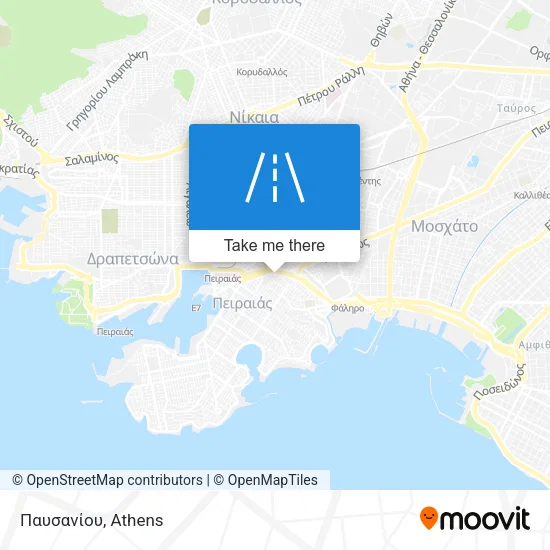 Παυσανίου map