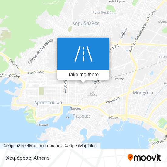 Χειμάρρας map