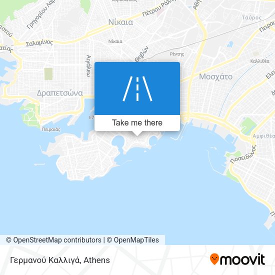 Γερμανού Καλλιγά map