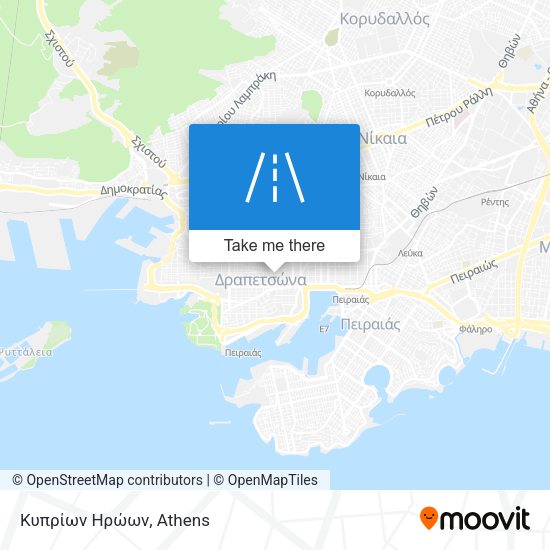 Κυπρίων Ηρώων map