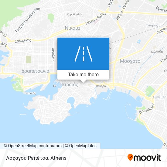 Λοχαγού Ρεπέτσα map