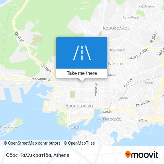 Οδóς Καλλικρατίδα map