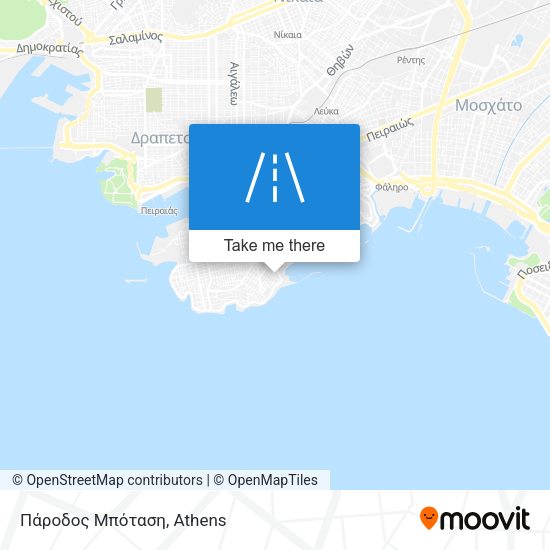 Πάροδος Μπόταση map
