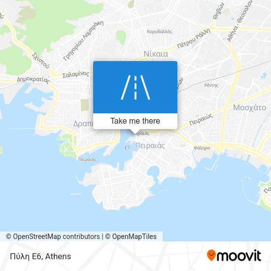 Πύλη Ε6 map