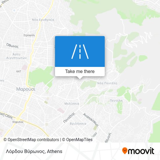 Λόρδου Βύρωνος map