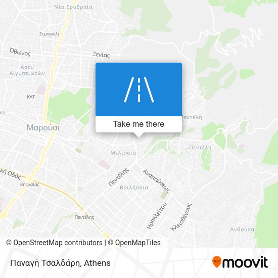 Παναγή Τσαλδάρη map