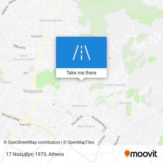 17 Νοέμβρη 1973 map