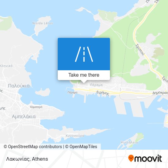 Λακωνίας map