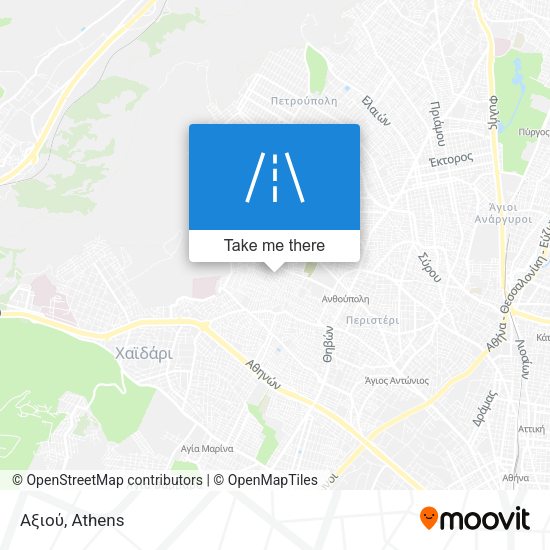 Αξιού map